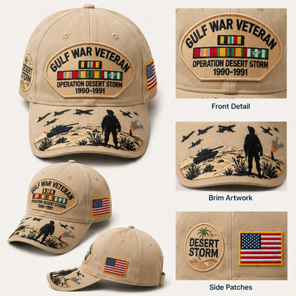 🎁🇺🇸 Last Day Promo: 49% OFF 🎖️ - Gulf War Veteran Tribute Cap