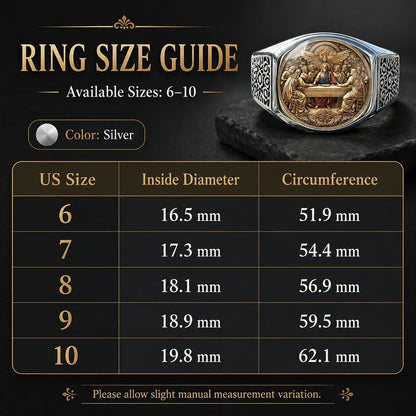 Faith & Fellowship Statement Ring | Symbolic Men's Gift