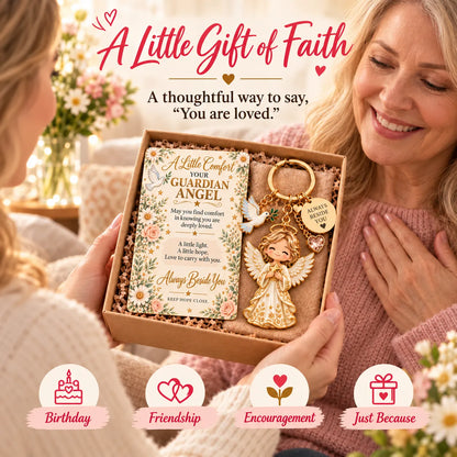 ⏳ Last Day 50% OFF – ✝️ Always With You Jesus Comfort Doll | Soft Crochet Companion with Scripture Message Card 🤍