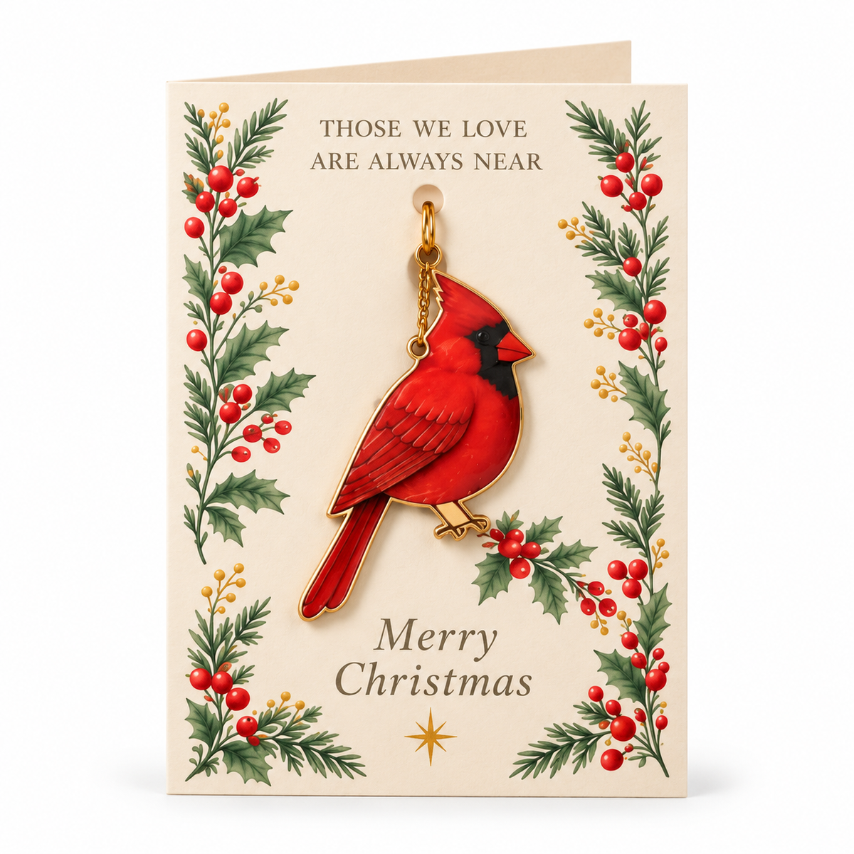 ✨ Keepsake Enamel Ornament Greeting Card | 2-in-1 Holiday Gift & Card 🎄