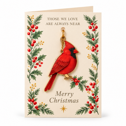 ✨ Keepsake Enamel Ornament Greeting Card | 2-in-1 Holiday Gift & Card 🎄