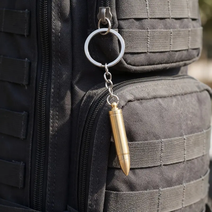 🔥Last Day 49% OFF-Army Style Metallic Bullet Keychain