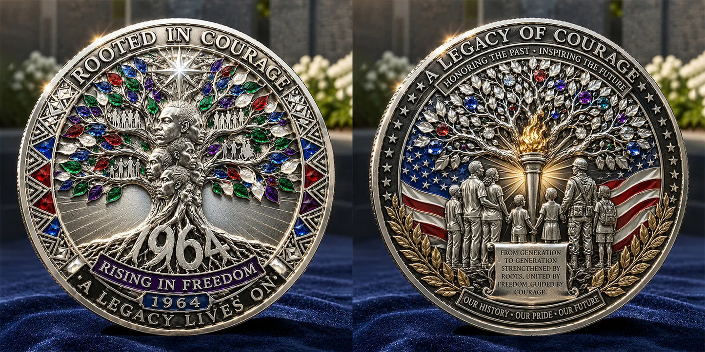 1964 Legacy of Courage Commemorative Metal Medal