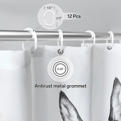 Funny Donkey Shower Curtain