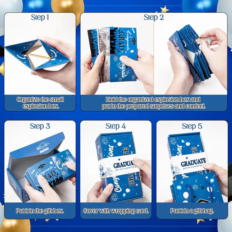 🔥LAST DAY 49 % OFF🔥2026 Graduation Surprise Pop-Up Gift Box