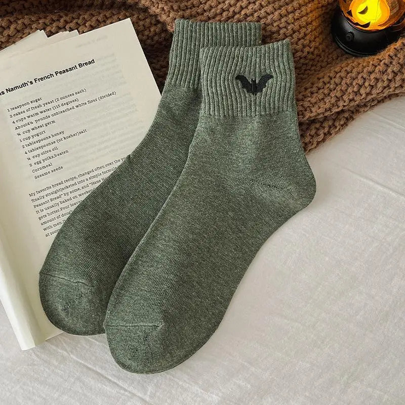 Halloween Embroidered Ankle Socks 🎃