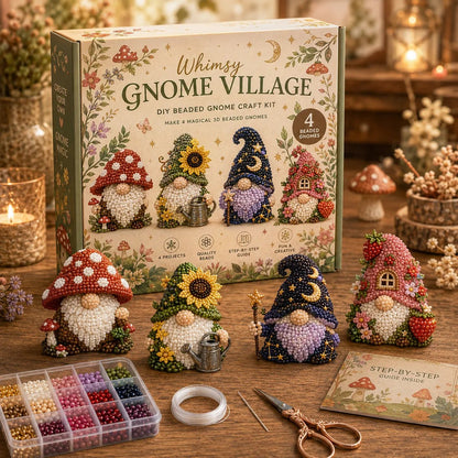 🧵✨ Creative Beaded Mini World 3D DIY Kit Collection