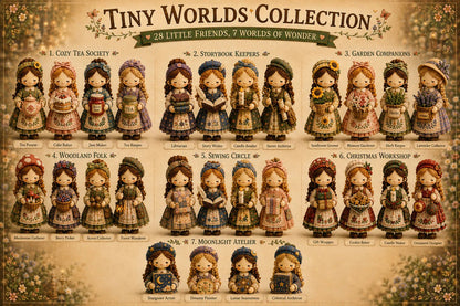 Last Day:49% OFF🧵 Tiny Worlds Collection – Patchwork DIY Kit Series