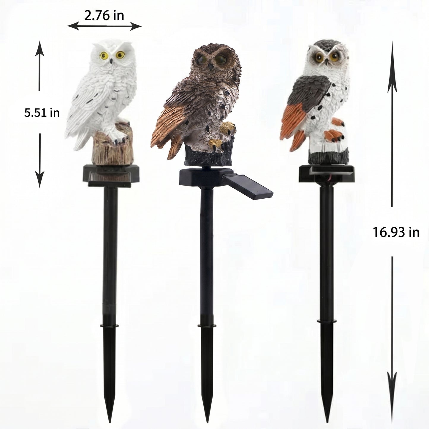 🔥Hot Sale🔥Waterproof Solar Owl Light – LED Pathway Light for Lawn, Garden & Outdoor Decor
