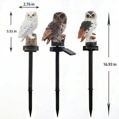 🔥Hot Sale🔥Waterproof Solar Owl Light – LED Pathway Light for Lawn, Garden & Outdoor Decor