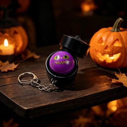 Cute Dumpling Pressable Fidget Keychain - touch sensing light