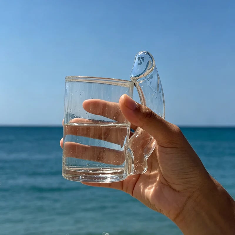 🥂✨ Fun D-Cup Shaped Cocktail Glass
