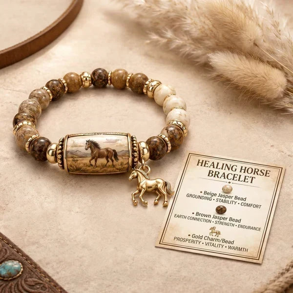 🐎 Western Horse Guardian Crystal Bracelet