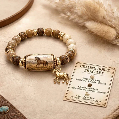 🐎 Western Horse Guardian Crystal Bracelet