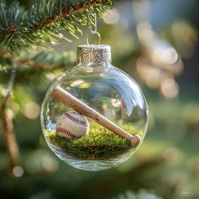 Baseball Christmas ornament