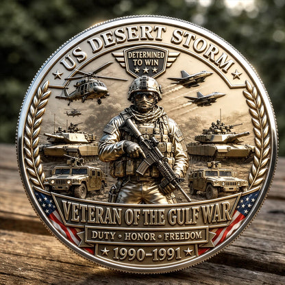 🏜️Operation Desert Storm Veteran Commemorative Metal Medal