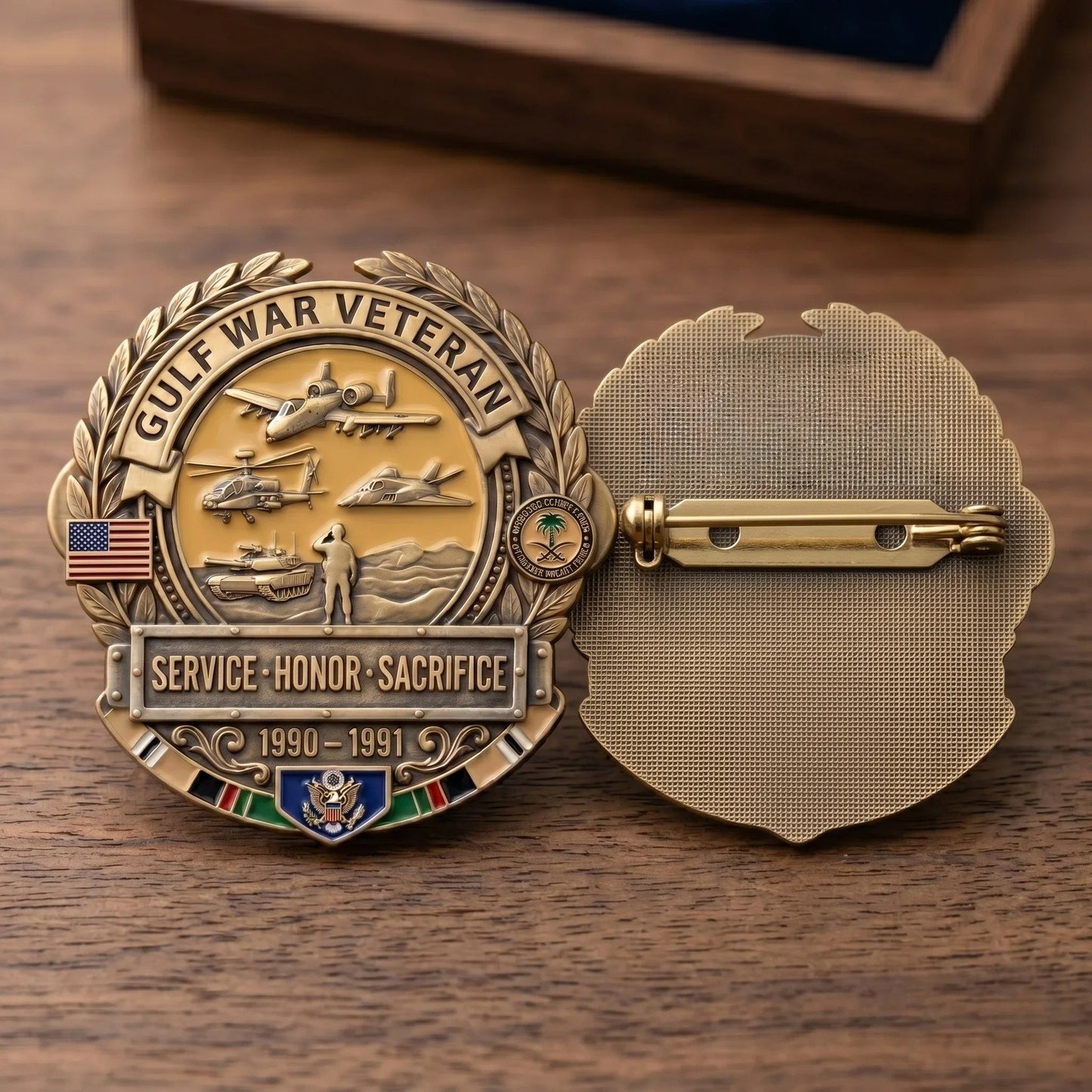 🇺🇸 Last Day Promo: 50% OFF 🎖️ - Gulf War Veteran Tribute Enamel Pin