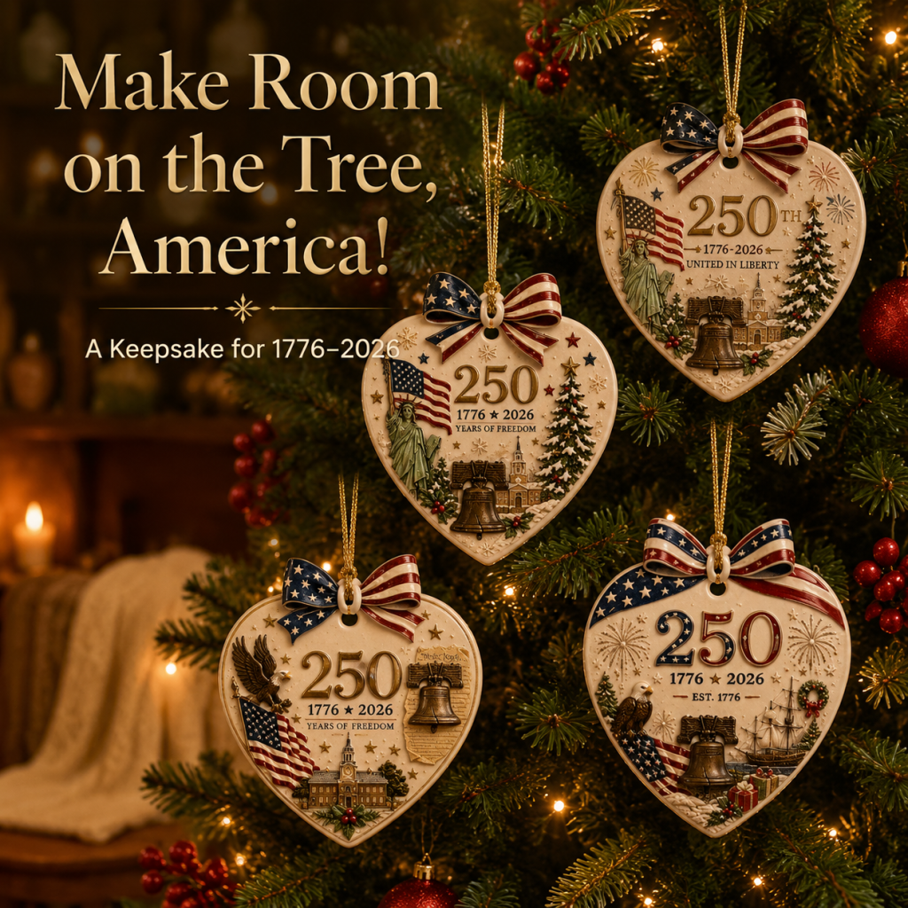 🎄250th Anniversary of America × Christmas Ornament