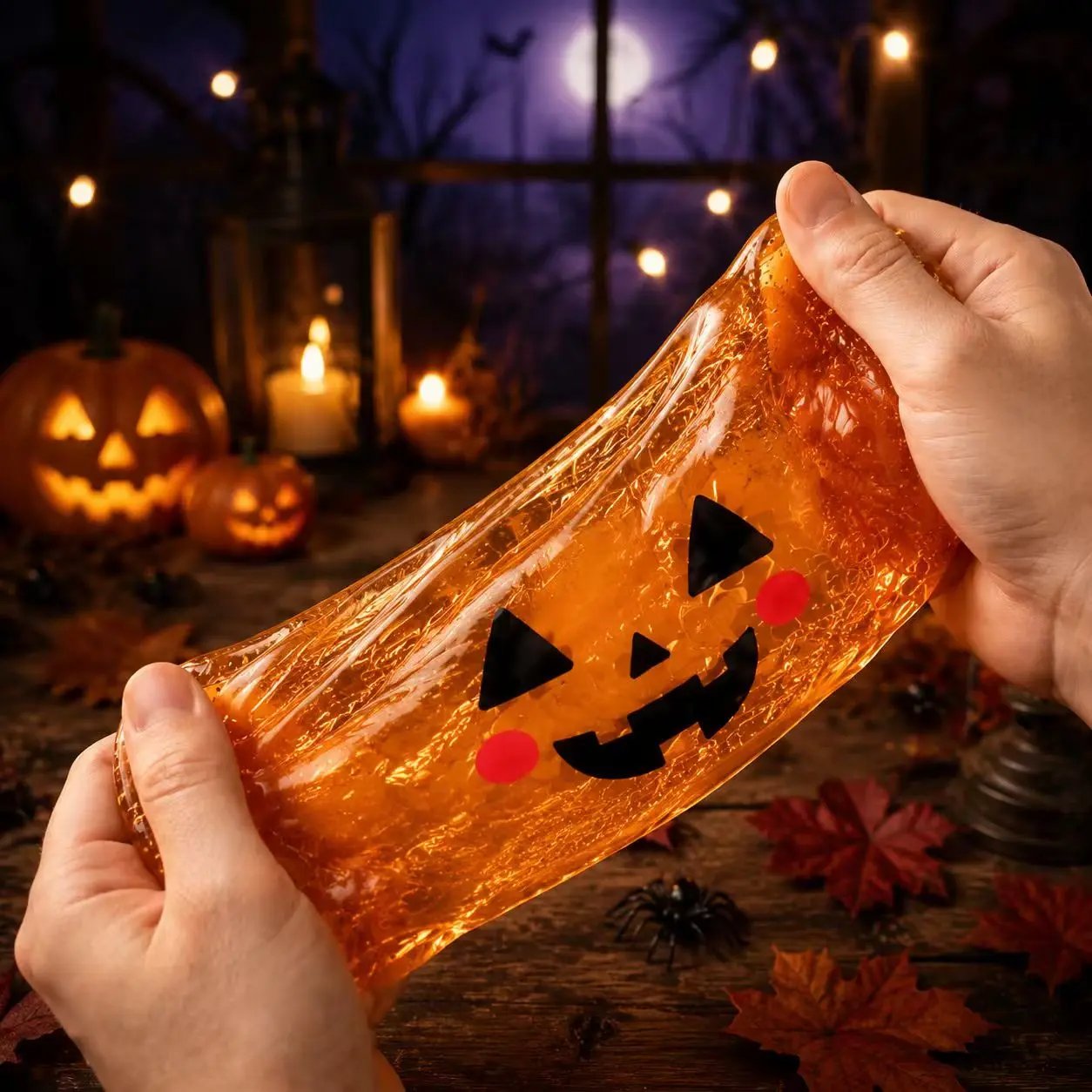 🌟Cute Halloween scary ghost squeeze toy set