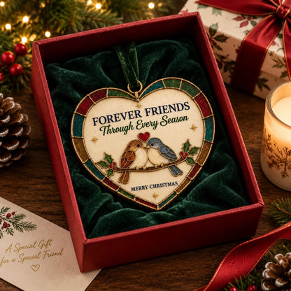 Friendship Heart Christmas Ornament ❤️🎄