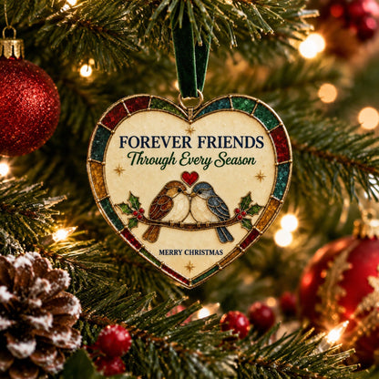 Friendship Heart Christmas Ornament ❤️🎄