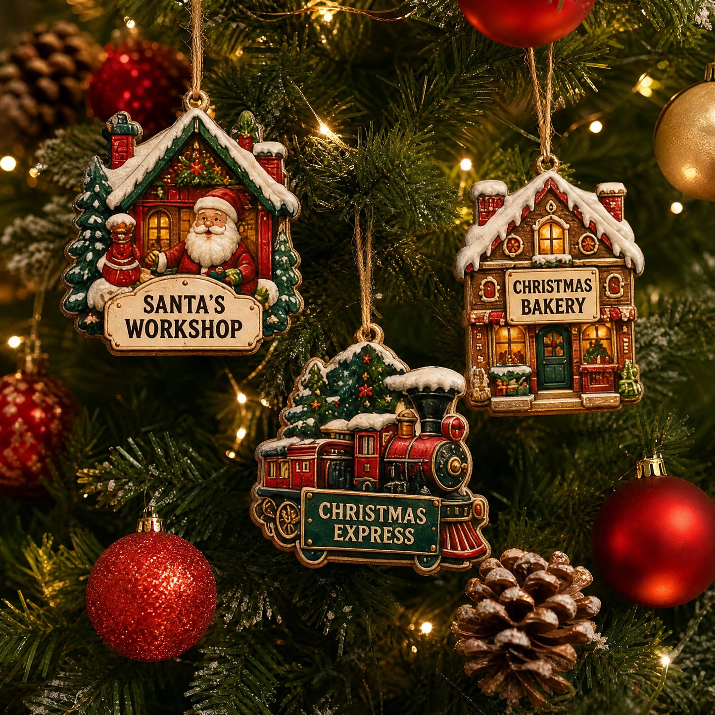 🎄12‑Day Christmas Memories Ornament Set ✨A Story Behind Every Ornament