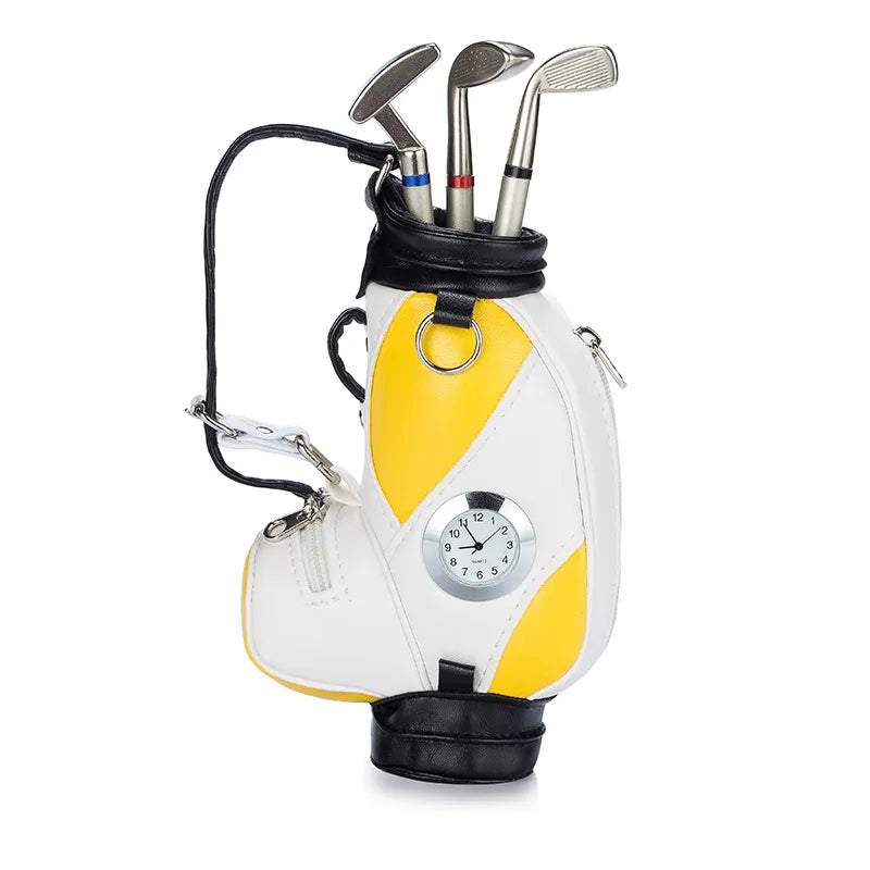 ⛳Golf Pen Holder + 3-Pen Set🏌️‍♂️Elevate Your Office Desk – A Hole-in-One for Style & Function