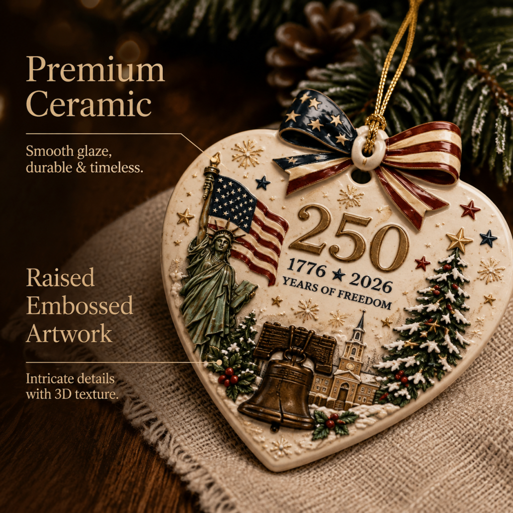 🎄250th Anniversary of America × Christmas Ornament