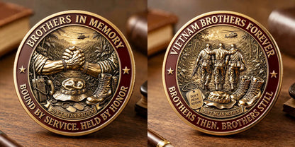 Vietnam Brothers Forever Commemorative Metal Medal