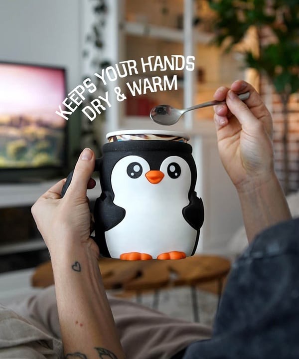 (🎁Last Day 60% OFF)🐮Ferdinand, the Highland Cow Ice Cream Pint Holder🍨🍦🍧