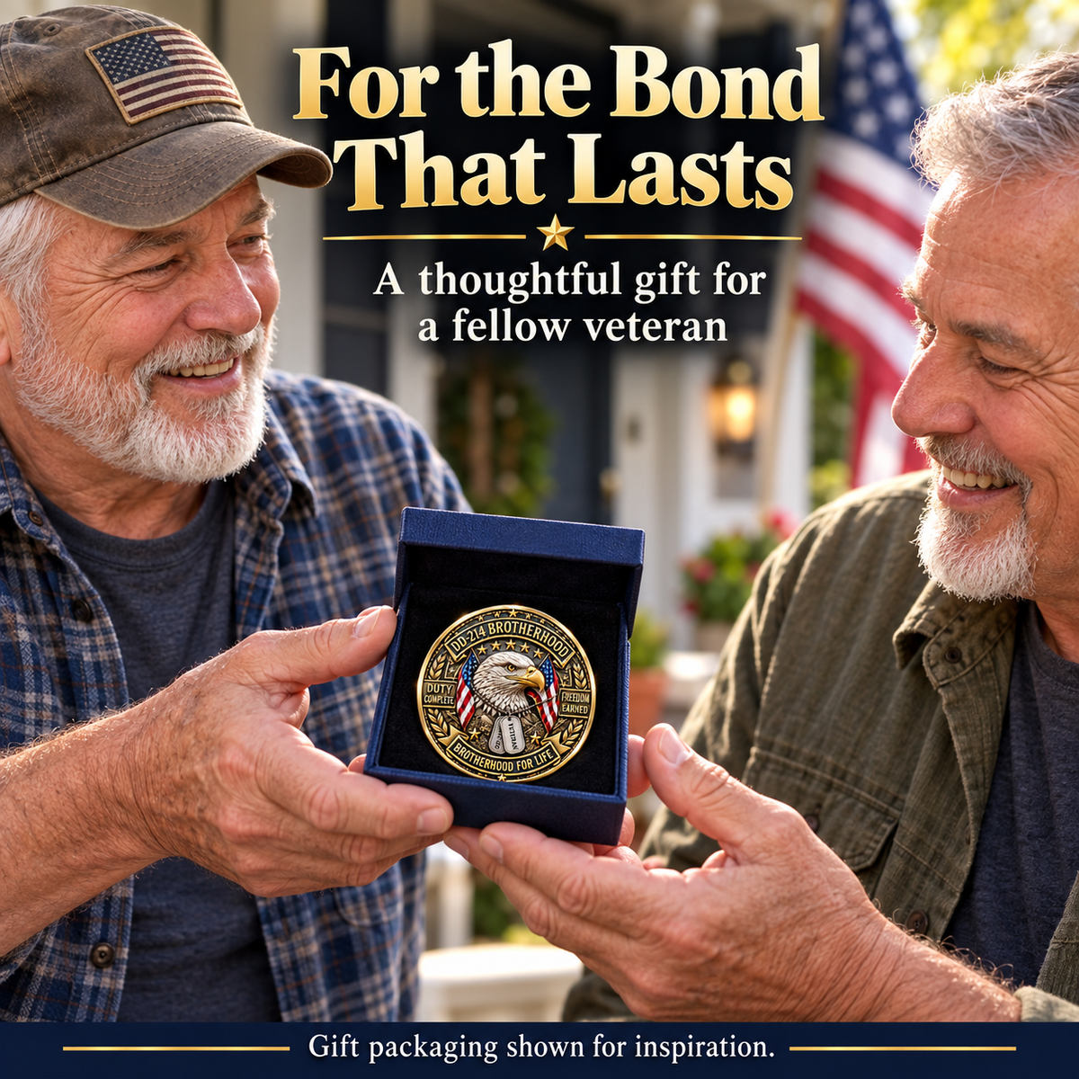 DD-214 Brotherhood Veteran Commemorative Medal