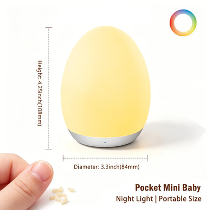 Egg Shaped Touch Night Light