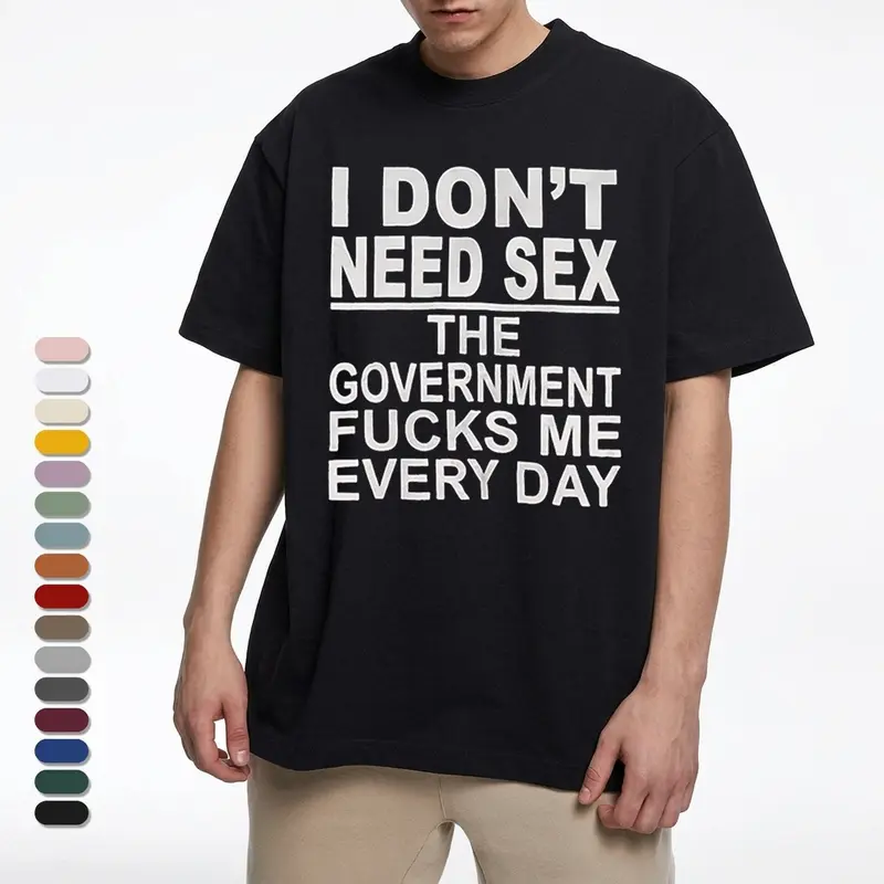 🔥LAST DAY 49% OFF-Gov Fk Me Every Day T-Shirt, Graphic Round Neck Shirt