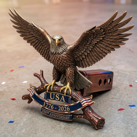 ⚡️Independence Day 50% OFF- 🦅 USA 250th Anniversary Eagle Trailer Hitch – A Legacy of Freedom on the Road