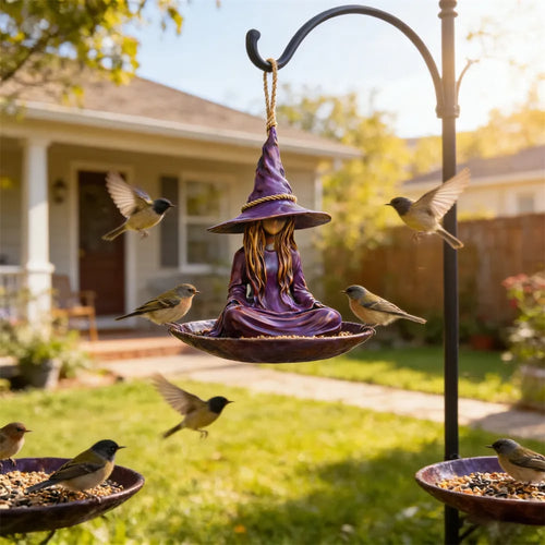 🏆Last Day Promo: 49% OFF 🎖️Meditating Witch Garden Bird Feeder
