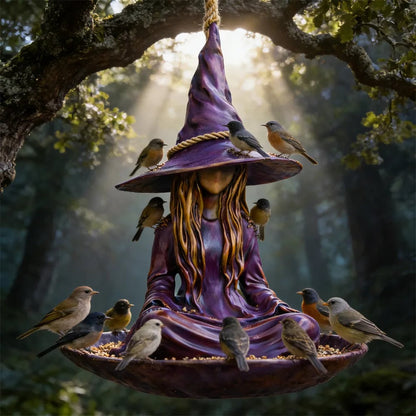 🏆Last Day Promo: 49% OFF 🎖️Meditating Witch Garden Bird Feeder