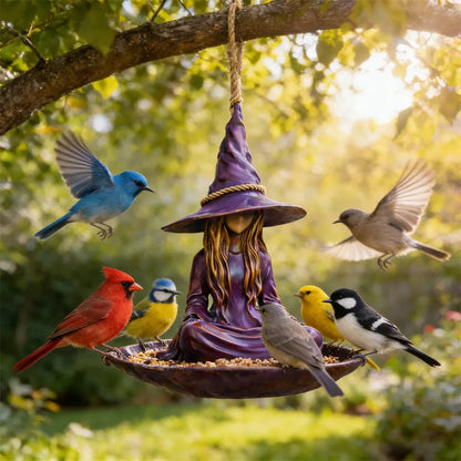 🏆Last Day Promo: 49% OFF 🎖️Meditating Witch Garden Bird Feeder