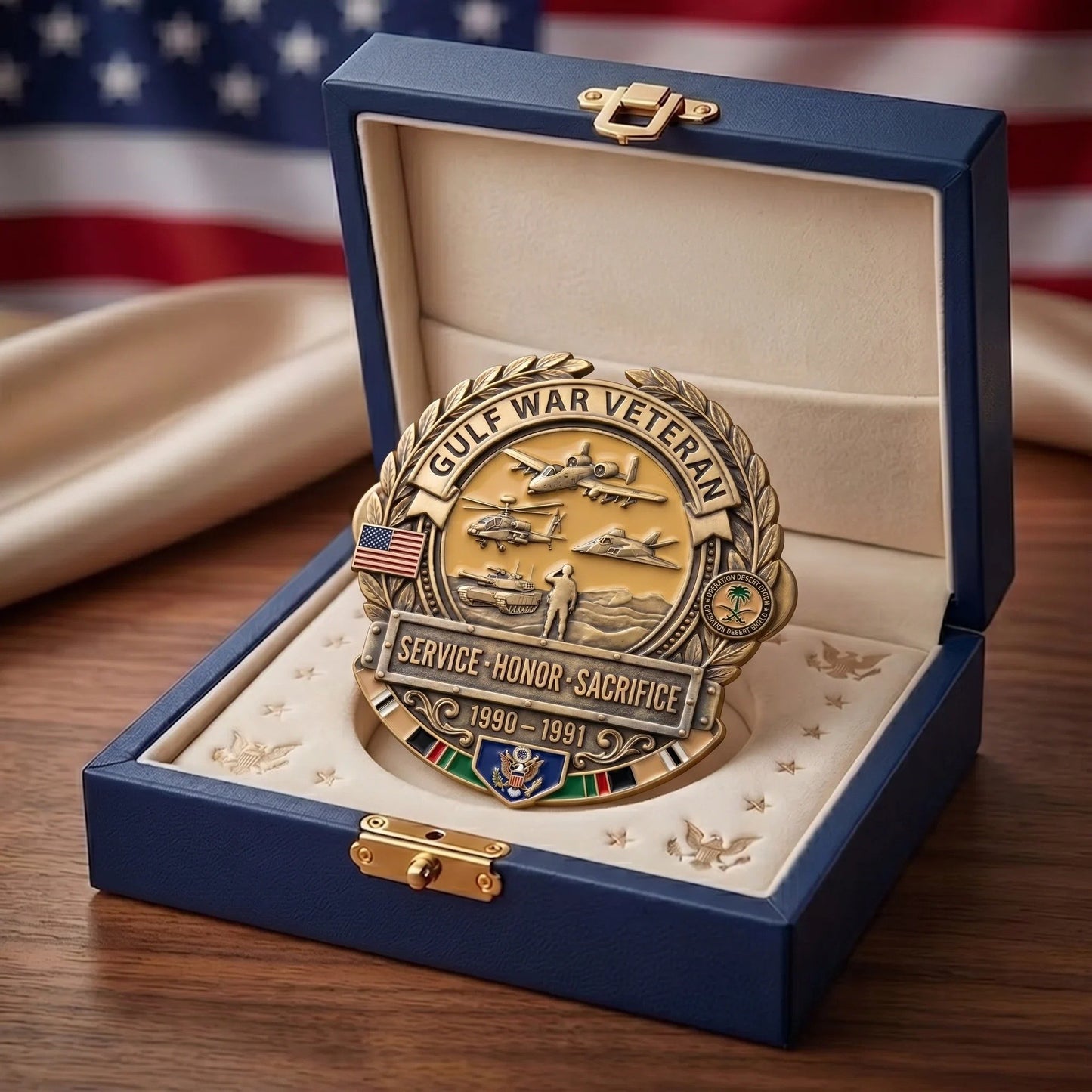 🇺🇸 Last Day Promo: 50% OFF 🎖️ - Gulf War Veteran Tribute Enamel Pin