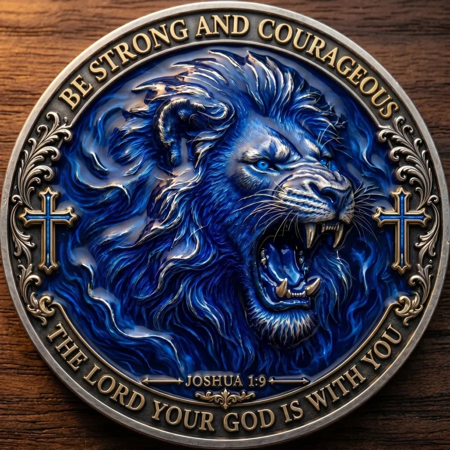🔥Hot Sale 49% OFF🌟Fear Not Lion of Faith Coin