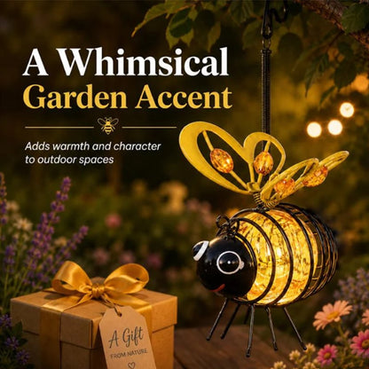 🌙🍃🪴 LIMITED-TIME 49% OFF! Hanging Solar Bee Light – Warm Amber Glow, Flicker-Free, Perfect for Garden Parties, Camping, or Kids’ Rooms – Spread Joy Day and Night 🌞🌜