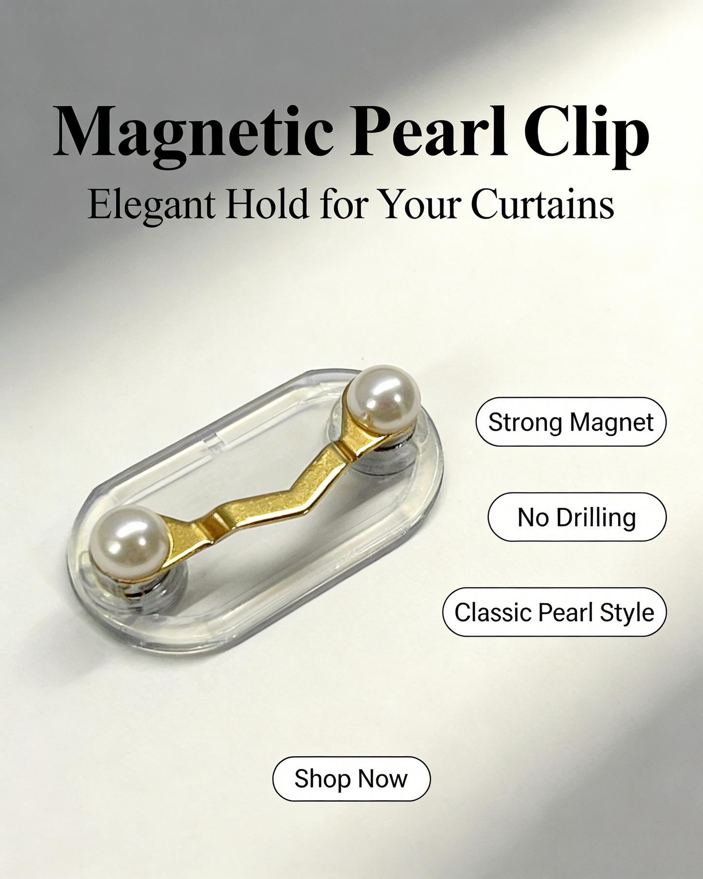 🧲 Magnetic Eyeglass Holder Clip, Universal Glasses Hanger for Readers, Blue Light Glasses & Sunglasses, No More Lost Eyewear