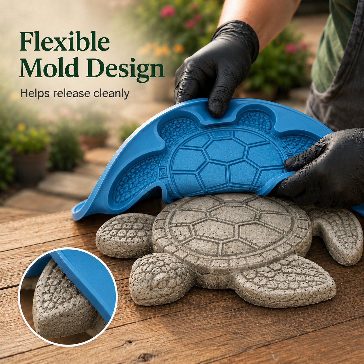 💥 LAST DAY 50% OFF - 🌊 Reusable Ocean Theme Garden Art Mold – Make Your Garden Truly One of a Kind