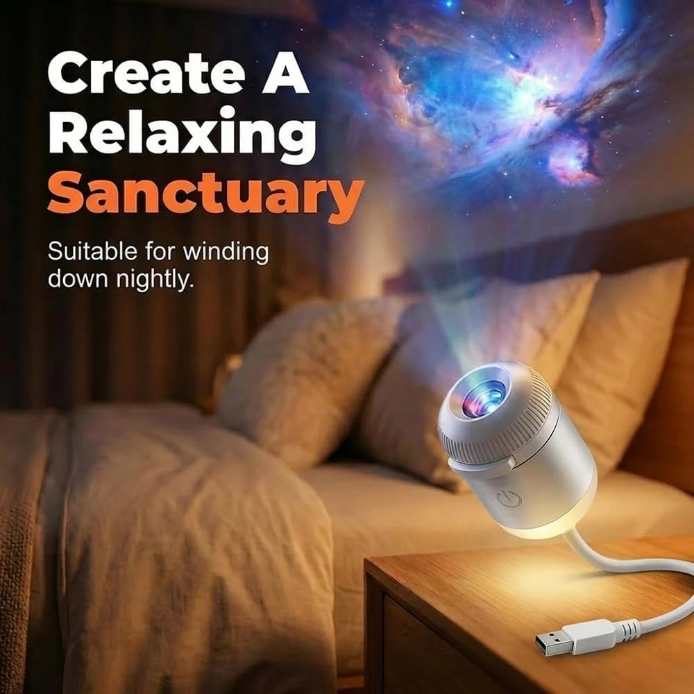 (🎁Last Day 50% OFF)✨🌌Galaxy Projector Night Light