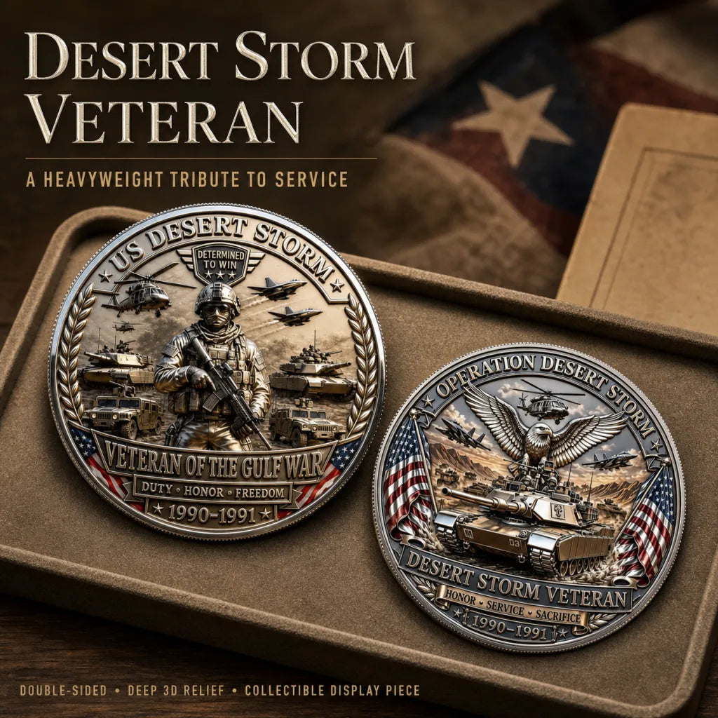 🏜️Operation Desert Storm Veteran Commemorative Metal Medal