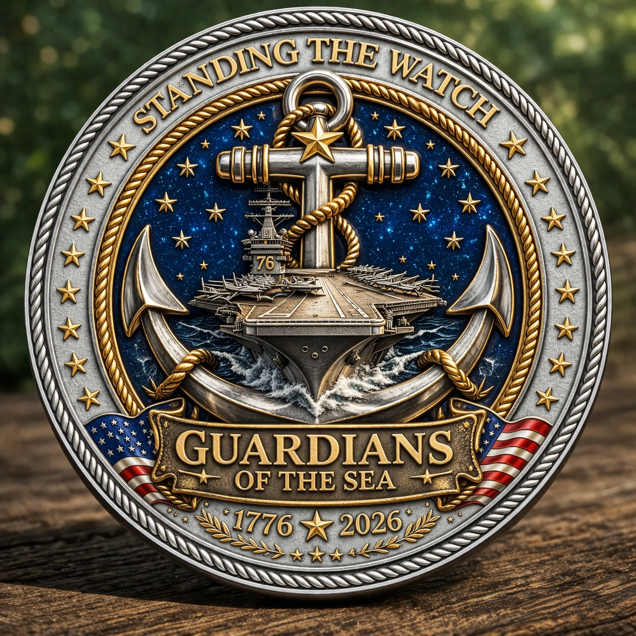 🏆Last Day Promo: 49% OFF! 🎖️U.S. “Guardians of the Sea” Challenge Coin