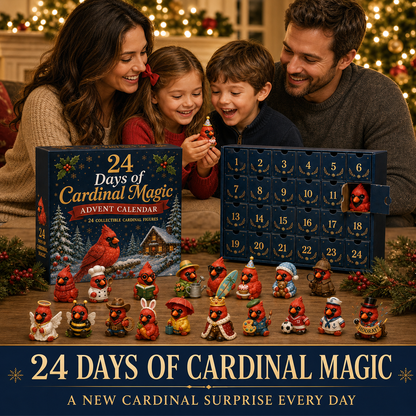 24 Days of Cardinal Magic Advent Calendar – 24 Collectible Christmas Cardinal Surprises