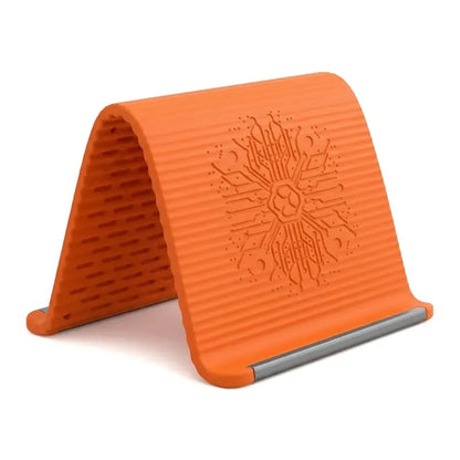 Flexible Silicone Aluminum Phone Stand, Bendable Rollable Foldable Design