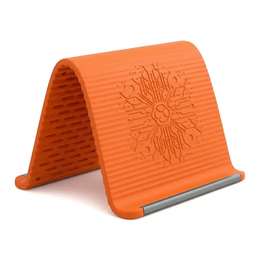 Flexible Silicone Aluminum Phone Stand, Bendable Rollable Foldable Design