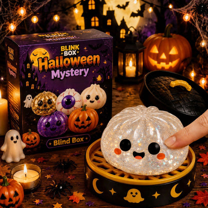 🌟Cute Halloween scary ghost squeeze toy set