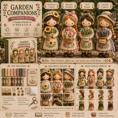 Last Day:49% OFF🧵 Tiny Worlds Collection – Patchwork DIY Kit Series
